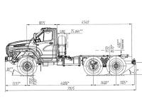 Шасси УРАЛ NEXT 55571-6151-74