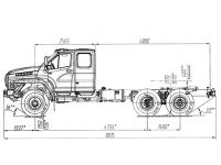 Шасси УРАЛ NEXT 4320-6981-72