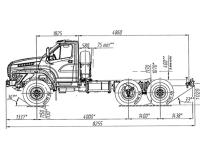 Шасси УРАЛ NEXT 5557-6151-74
